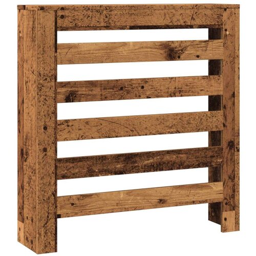 VidaXL Pokrov za radijator boja staro drvo 78x20x82 cm drveni Slike
