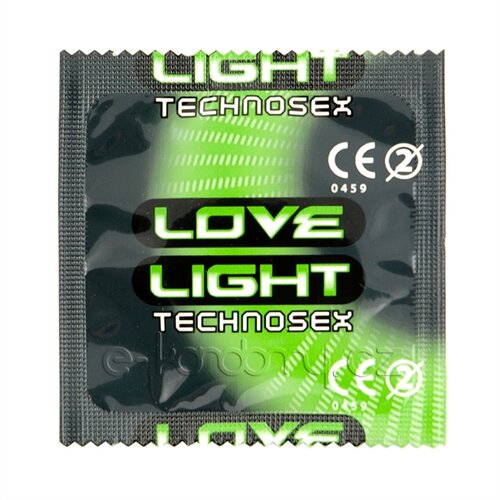 Technosex Love Light Glowing Condom 1 pc Cene