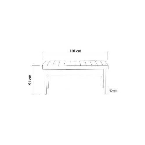 Woody Fashion vina bench walnut, stone walnutstone bench Slike