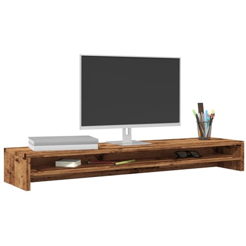 vidaXL Stalak za monitor boja drva 100 x 24 x 13 cm konstruirano drvo Cijene