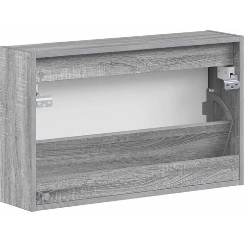  Ormar za cipele na zidu ARNHEM 71 x 17 x 43 cm Siva Sonoma - Siva Sonoma Slike