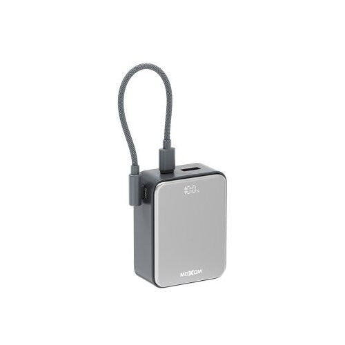 Moxom mx-pb195 mini fast 22.5w type c - lightning 10000mah sivi Power bank ( BAT9579 ) Cene