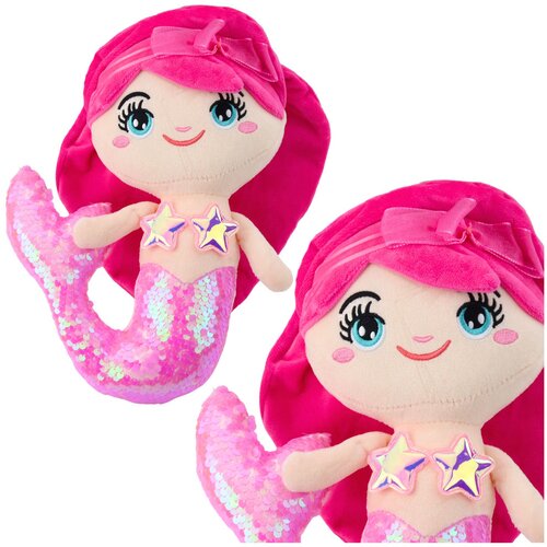  igračka sirena s &scaron;ljokastim repom 28cm - roza Cijene