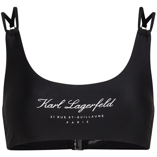 Karl Lagerfeld Bikini zgornji del 'Hotel' črna / bela Cene
