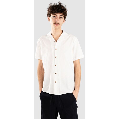 anerkjendt Akleo Cot/Linen Shirt tofu Cijene