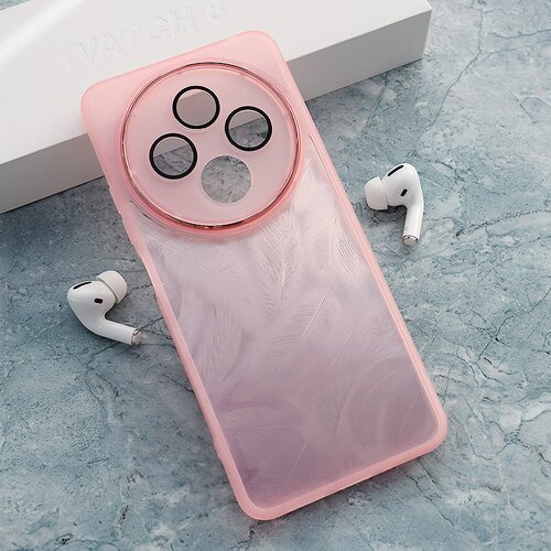  Maska za Xiaomi Redmi 14C/ A4 (2024) Glitter Feather roze Cene