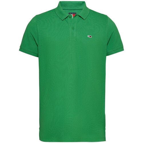 Tommy Hilfiger Polo majice kratki rokavi TJM PLACKET DM0DM20676 Zelena Cene