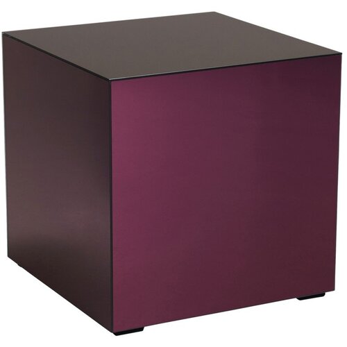 Ellos Home Steklena stranska mizica 45,5x45,5 cm Cube &ndash; Cene