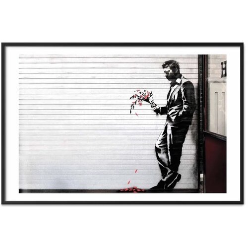  Plakat - In Love 30x21 Crni okvir s margom Cene