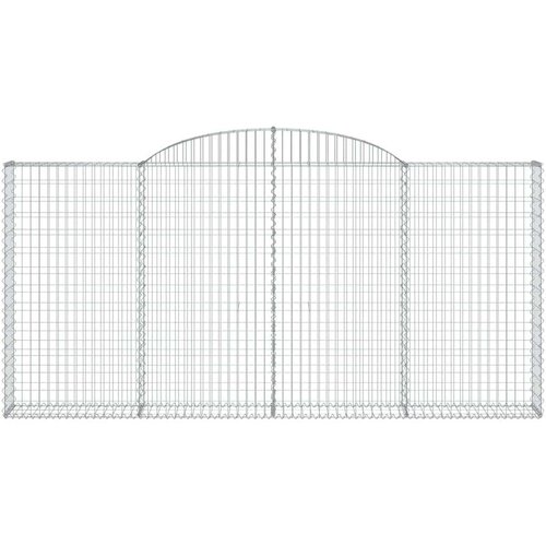  Lučne gabionske košare 2 kom 300x30x140/160cm pocinčano željezo Cijene