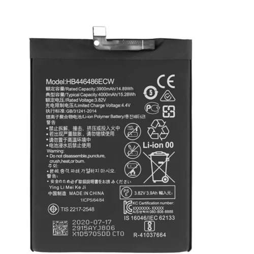VHBW Baterija za Huawei P Smart Pro (2019) / P Smart Z, 3900 mAh