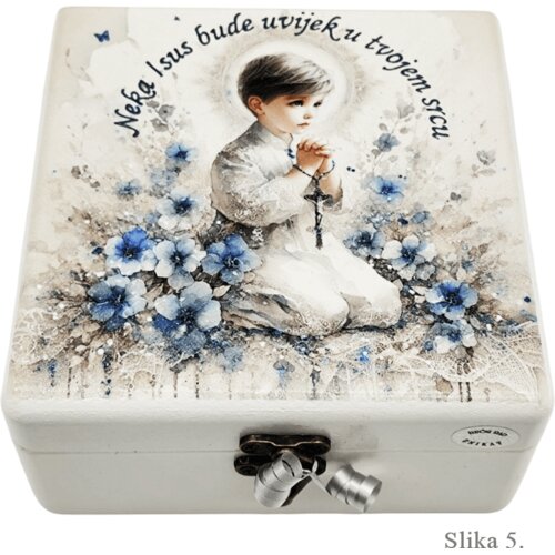  Personalizirane unikatne Kutije uspomena za Prvu Pričest - 7. 16x16x10cm - 165210 Cijene