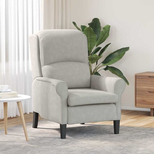  Fotelja Svjetlosiva 76 x 94 x 102 cm Mikrofibra Cijene
