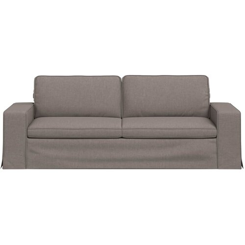 SOFA Sivo-smeđa 222 x 80 x 82 cm tkanina Slike