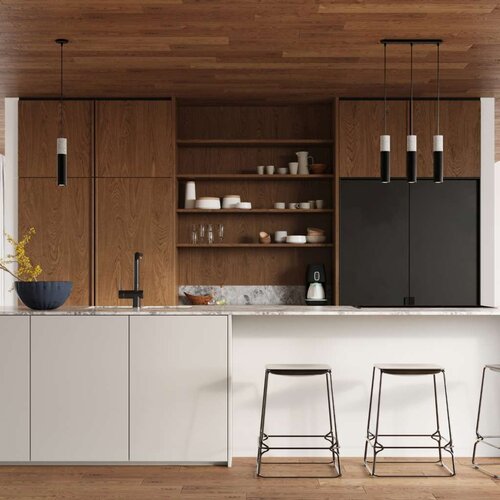  Sollux SL.0650 - Luster na sajli BORGIO 1xGU10/40W/230V beton/metal crna Slike