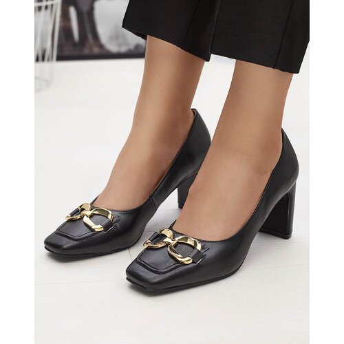 Resti Black women's moccasin style pumps Cancoro- Footwear Cijene