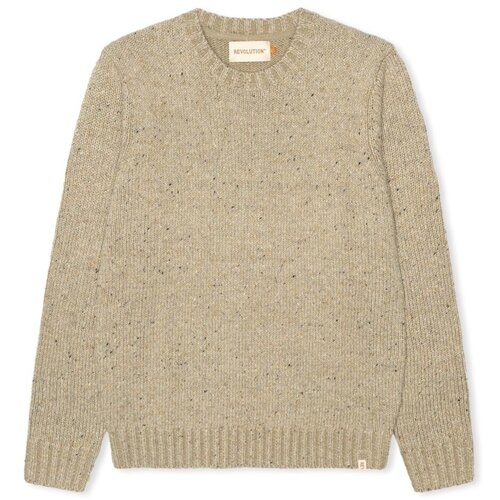 Rvlt Revolution Puloverji Knit Sweater 6538 - Offwhite Bež Cene