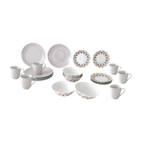 Van Well Set za ručavanje Sina 24/1 bež/smeđi 602-1038937 Slike