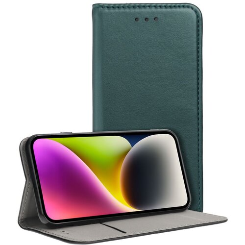  Futrola flip SMART MAGNETO BOOK za iPhone 15 Pro (6.1) zelena Cene