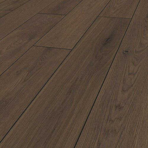 LOGOCLIC Vinto Laminat Hrast Classic Cocoa (1.288 x 195 x 8 mm, Rustikalni pod) + BAUHAUS jamstvo 20 godina Slike