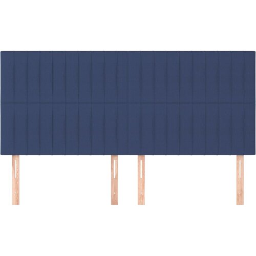  Uzglavlje plavo 160x5x118/128 cm tkanina Slike