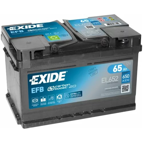Exide akumulator 65AH START&#038;STOP efb EL652