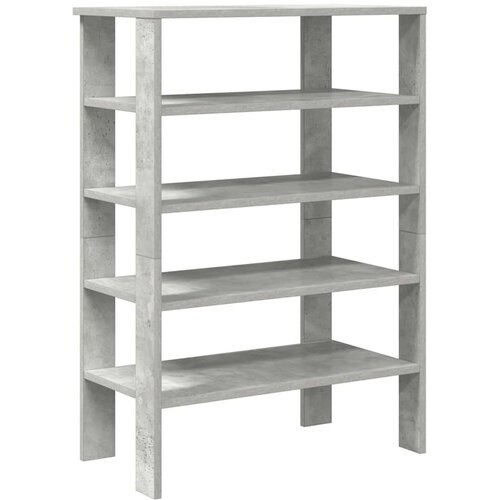 VidaXL stalak za cipele boja betona 61x32x87,5 cm konstruirano drvo Slike