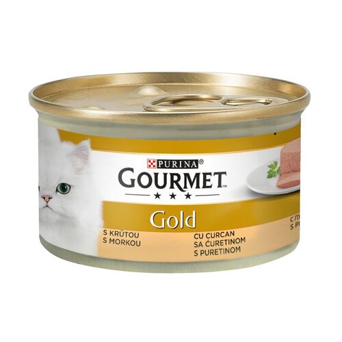 Purina gourmet gold ćuretina pašteta 85g Slike