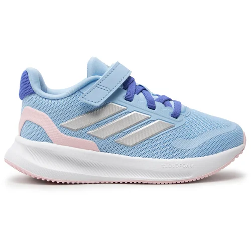 Adidas Sportske cipele 'Runfalcon 5' svijetloplava / srebrno siva / roza / bijela