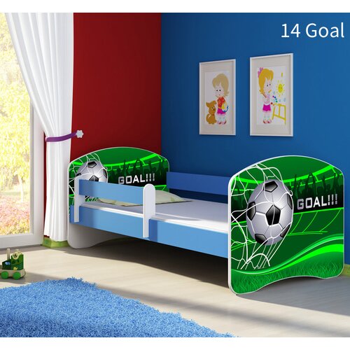  Dječji krevet ACMA s motivom, bočna plava 180x80 cm 14 Goal Cene