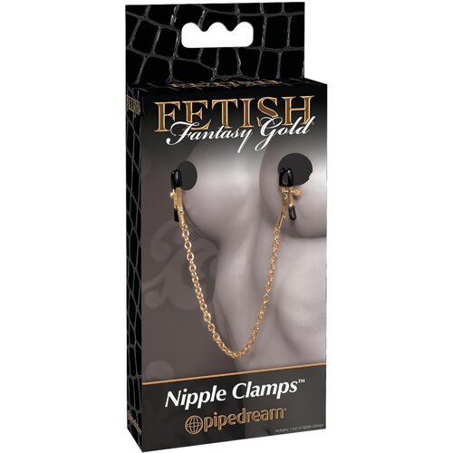 Pipedream Fetish Fantasy Gold - sponka za prsi (zlata) Cene