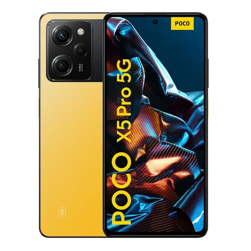 Poco X5 PRO 5G 6+128 GB, žuta