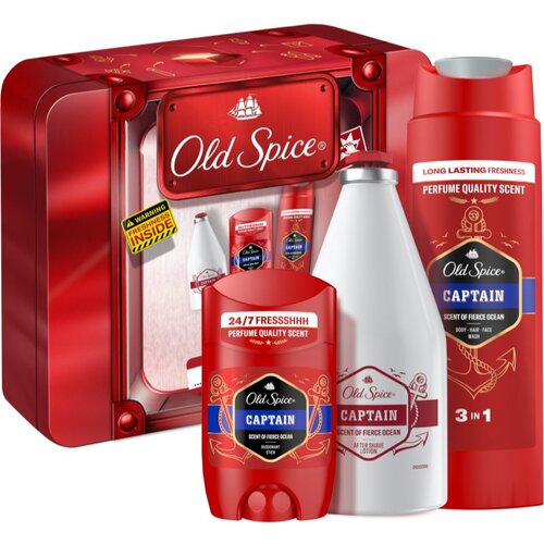 Old Spice Captain Tin Box poklon set za mu&amp;scaron;karce Slike