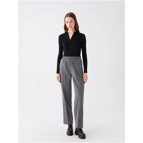 LC Waikiki Elastic Waist, Comfortable Fit Women's Trousers.