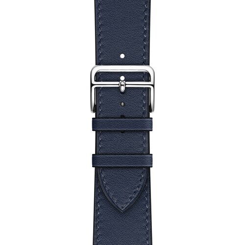  Apple Watch Swift Leather dark blue 42/ 44/ 45/ 49mm Slike