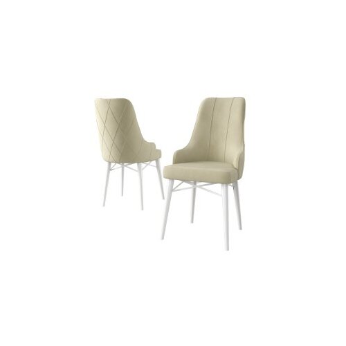 Hanah home set stolica Neta, 46x95x42 cm, 2 dijela, krem Cene