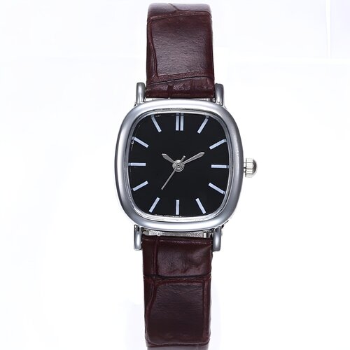  Ženski sat PA-13789 - Smeđa / Crna KP13789 Slike