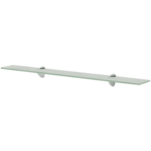  Zidne police 2 kom staklene 80 x 10 cm 8 mm Slike