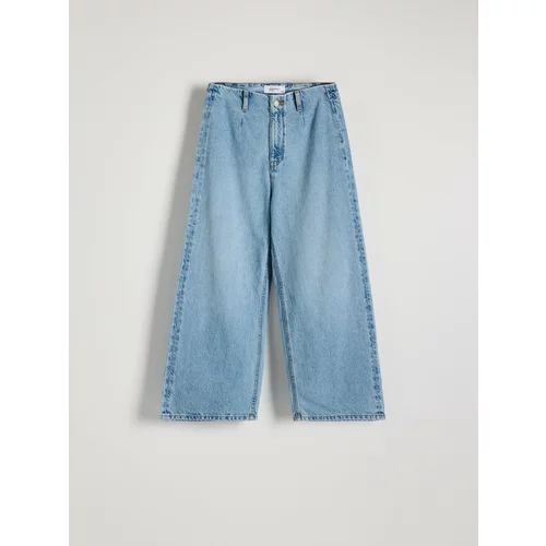 Reserved - Marina traperice s džepovima - plava