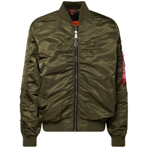 Alpha Industries Prehodna jakna oliva / rdeča Slike