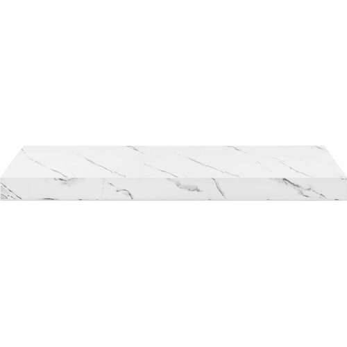  Polica na zidu Zidne 4 pcs Bijeli mramor 60 x 23 x 4 cm Slike