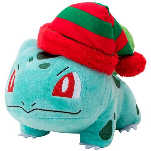 Pokemon Božićni Bulbasaur pli&amp;scaron;ana igračka 20cm Slike