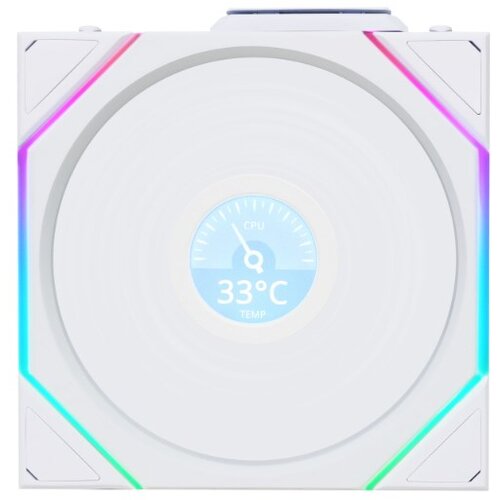 Lian Li UNI FAN TL Wireless LCD Fan, ARGB, PWM - 120 mm, white Cijene