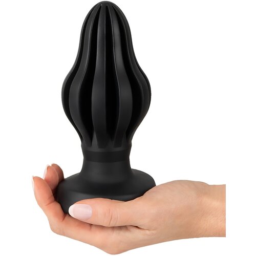 Anos Super Soft Butt Plug Black 15,8cm Slike
