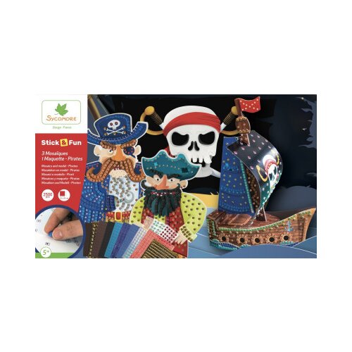 SYCOMORE Stick & Fun mozaik – Piratski komplet Cene