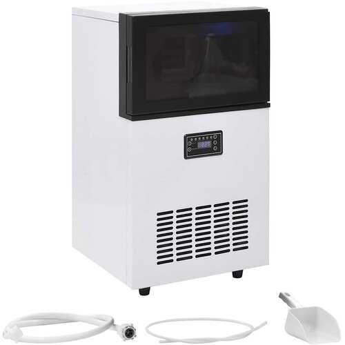 vidaXL Ledomat črn 45 kg / 24 h Cene