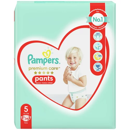 Pampers plenice Premium Pants Premium hlačne plenice VP S5 34 kos (12-17 kg) 34 kos 1007000392