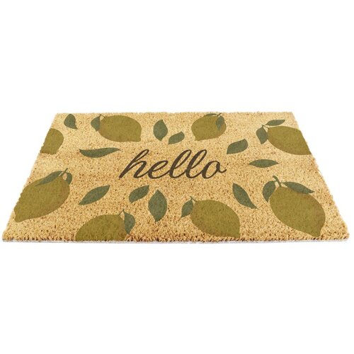 Artsy Doormats Predpražnik iz kokosovih vlaken 40x60 cm Hello Lemons &amp;ndash; Slike