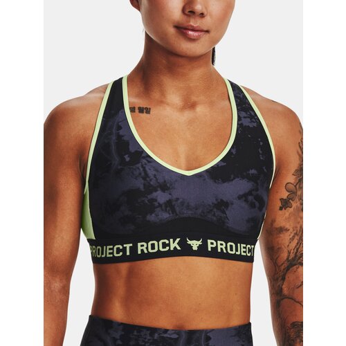 Under Armour UA Pjt Rck Crssbk Bra Bra Print Black Sports Bra Cene