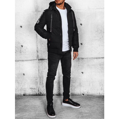 DStreet Men&amp;#039;s Black Quilted Jacket Slike